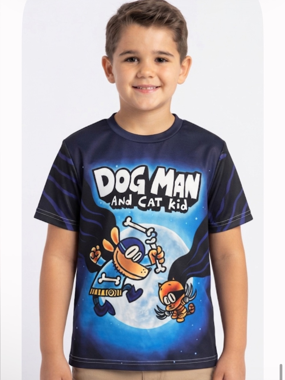DOG MAN AND KAT KID Comic  Graphic SHIRT SZ 10-12